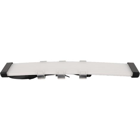 ARGB 5V 3-Pin Motherboard-Kabel, flexible Silikon-Synchronstromverlängerung für PC GPU CPU X8 flach (für Einzel- oder Doppel-8-Kabel) (1/5)