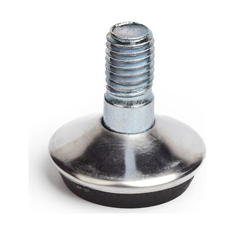 4 Niveladores para pata de acero. Dimensiones: 30x30x32 mm -