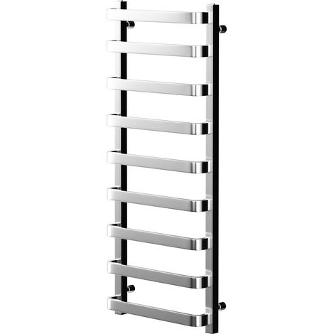 Milton Chrome 1200mm x 500mm Heated Towel Rail (1/5)