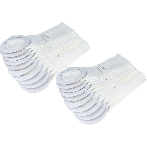 vhbw 20x sacchetto compatibile con Nilfisk GD 5 Batterie, 5 Hepa, 5 back, 5, 5 Fly aspirapolvere- carta Bianco (1/5)