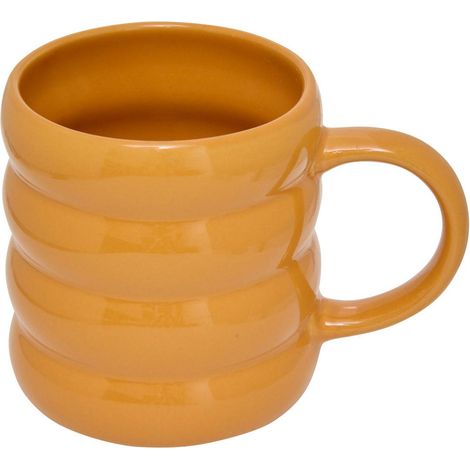 Taza en relieve Poolside amarilla 44cl - Atmosphera créateur d'intérieur (1/4)