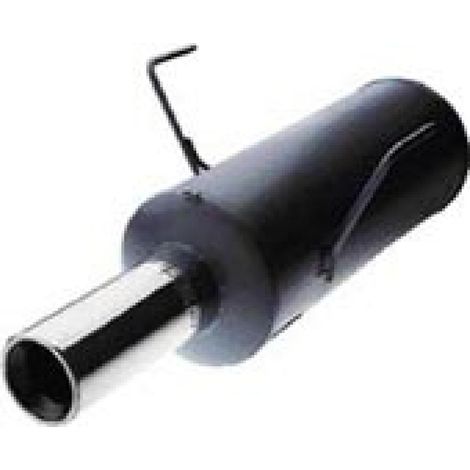 Pot Echappement compatible avec Megane 1 Coupe 1.6l 16V 2.0l 16V - Sortie 1x76mm