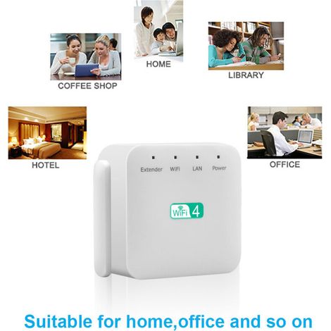 Ripetitore a doppia antenna da 300 m, router di rete Wi-Fi wireless ad alta velocità, amplificatore di segnale, estensione (1/3)