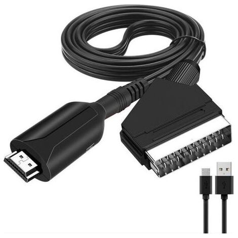 Convertisseur péritel vers Hdmi adaptateur Audio vidéo pour Hdtv/dvd/décodeur/ps3/pal/ntsc Starlight - RWConvertisseur de tension.. (1/5)