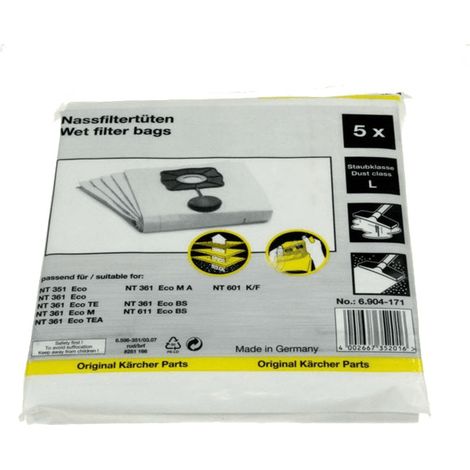 FILTRE SPECIAL FILTRANT POIR L EAU 5 ST POUR PETIT ELECTROMENAGER KARCHER - 69041710