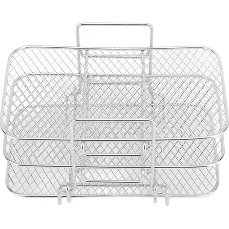 Grille de friture à 3 niveaux en acier inoxydable, grille empilable, support de cuisson à 3 niveaux pour usage domestique (1/5)