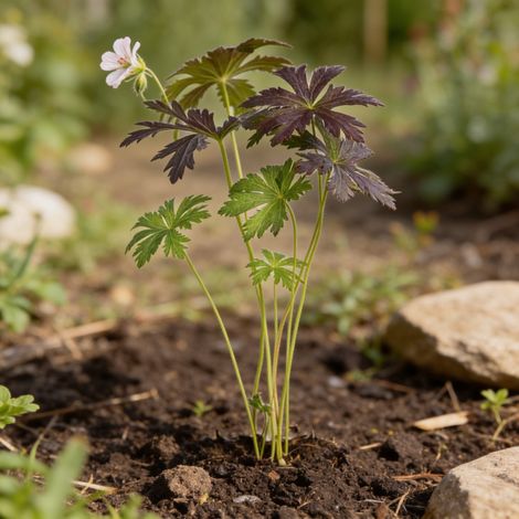Géranium vivace phaeum 20cm Godet 9cm - Geranium (1/4)