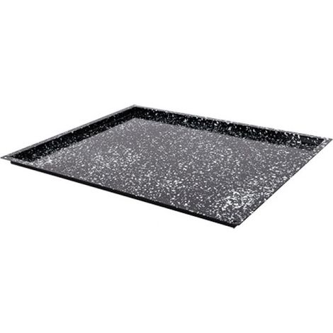 Plateau de four noir tacheté GN 2/1 H 2cm - Caterchef