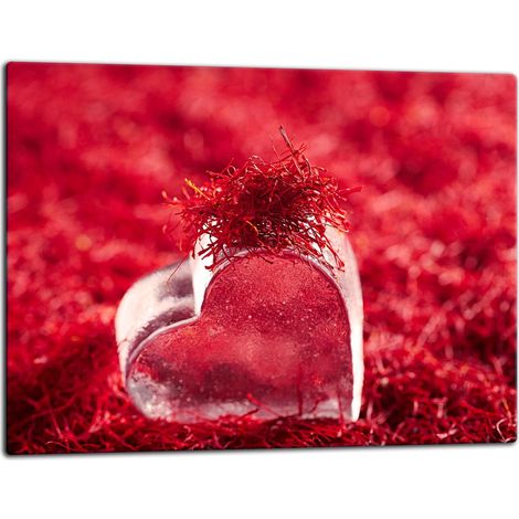 Tagliere della lastra di vetro 52x40 cuore (1/5)