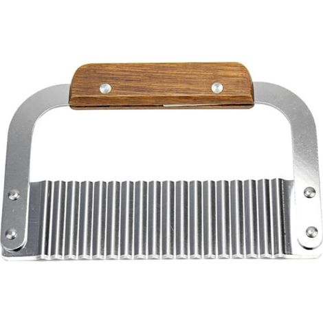 Coupe Cutter Coupeur Ondule Légume Frite Crinkle Acier Inoxydable Outil Cuisine (1/2)