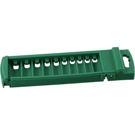 Boîte de rangement de douilles conçue pour douilles de 1/4", 1/2", 3/8" en plastique ABS robuste pour une utilisation durable (longue 12,7 mm) (1/5)