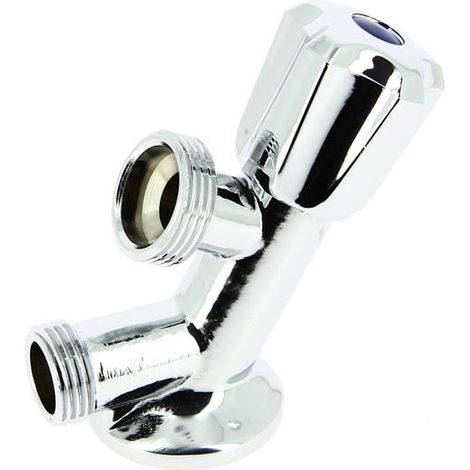 Robinet applique à clapet pour machine à laver 1/2" - 3/4"