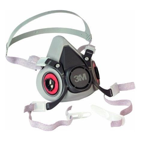 Maschera semimaschera 3M serie 6200 protezione vie respiratorie