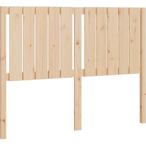 Testiera per dormire accessorio per camera da letto mobili per camera da letto stile pallet 125,5 x 4 x 100 cm in legno di pino massiccio TDL0206758