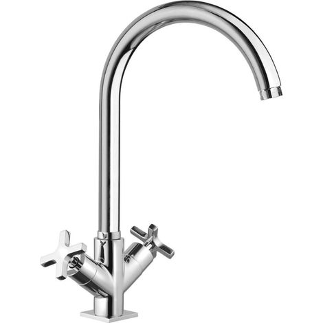 Sapho Trax - Miscelatore da lavello, cromo 619 (1/2)