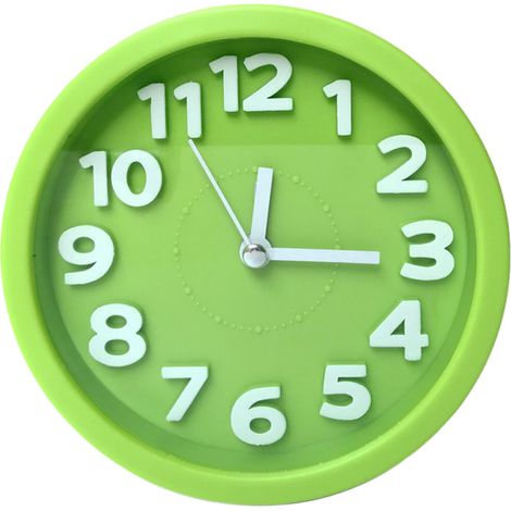 Réveil analogique silencieux, pour chambre, nuit, chambre d'enfant et bureau (1/5)