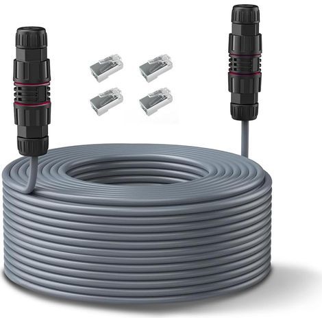 Câble Starlink Gen 3 (75FT / 22.8M), rallonge de câble Starlink étanche pour Starlink Standard Gen 3 / Satellite V3, câble Ethernet Starlink de remplacement Gen 3 (1/5)