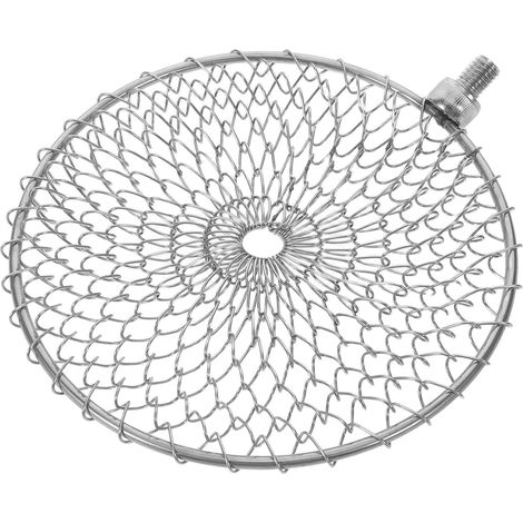 Ramasseur D'œufs en Acier Inoxydable 10 Cm, Outil Agricole pour Poulailler, Tête en Filet Légère et Résistante, Collecteur Hygiénique D'œufs de Poule et Canard, Élevage Volaille (1/5)