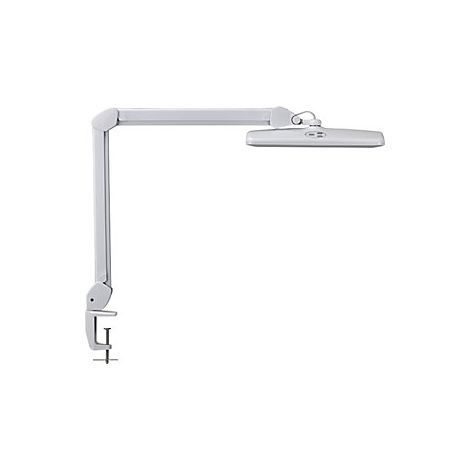 Lámpara de escritorio metal/plástico blanco H.515mm pie de sujeción LED MAUL (1/5)