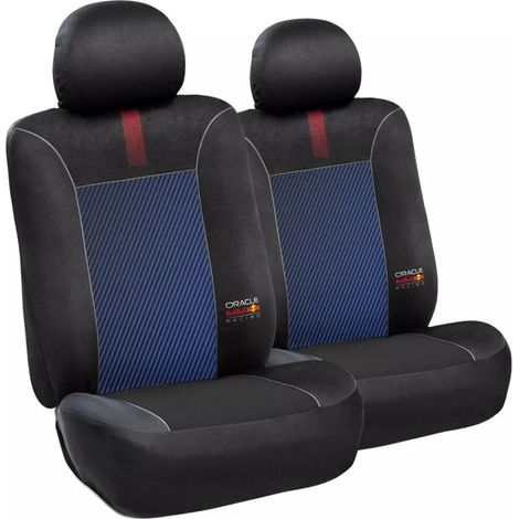 set 2 coprisedile redbull "blended lines" nero e rosso