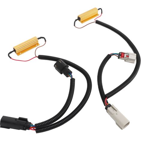 Harnais de Conversion de feu arrière LED, adaptateur de feu arrière, connecteur de câblage pour Sierra LTZ 2016 – 2018, 2 pièces.