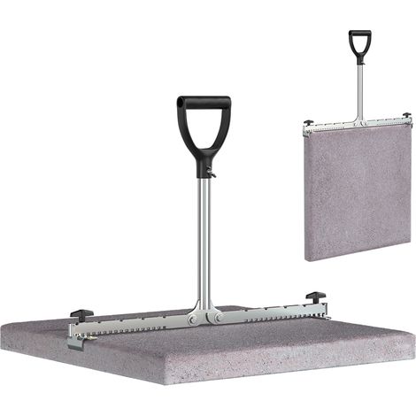 Langfit Plattenheber 30 x 62 cm Verstellbereich bis 62 cm & 60 kg Fliesenwerkzeug