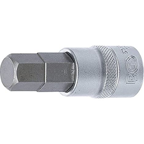 Chiave a bussola  12,5 mm (1/2")  esagono interno 16 mm (1/3)