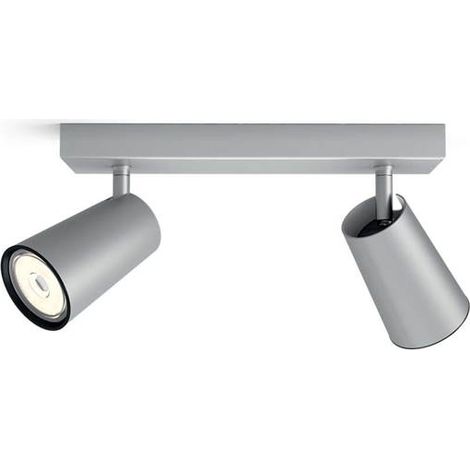 Foco PHILIPS Paisley 2 focos color aluminio (1/4)