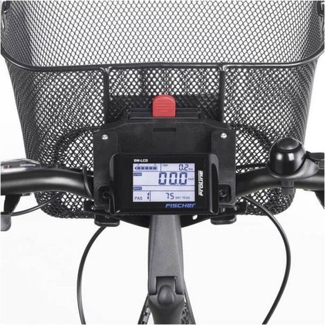 Panier sur guidon - - Noir - Pour vélo électrique - Mixte - Adulte (1/2)