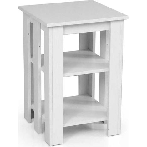 Tavolino 3 ripiani Gaia 40x40x60 cm (1/2)