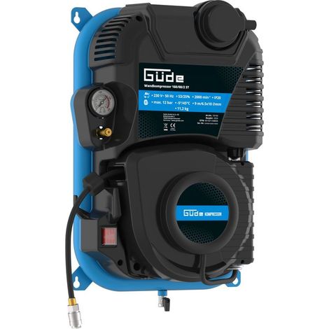 Güde Wandkompressor 160/08/2 ST 8 bar 90 l/min Automatik-Schlauchtrommel (1/5)