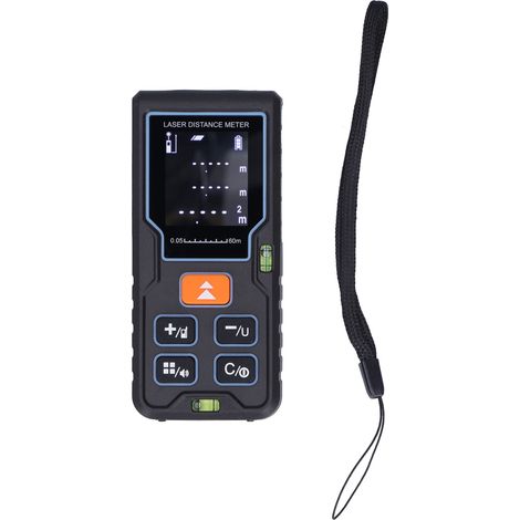 Télémètre Laser S60 avec Rétroéclairage - Appareil de Mesure Infrarouge Électronique Portatif 0,05-60 mètres (1/5)