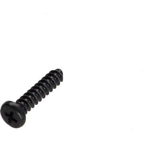 Vis autotaraudeuse Pour Plastique Tête cylindrique TC Phillips n° 0 2.3X10 Acier zingué noir microvis-1 pièce