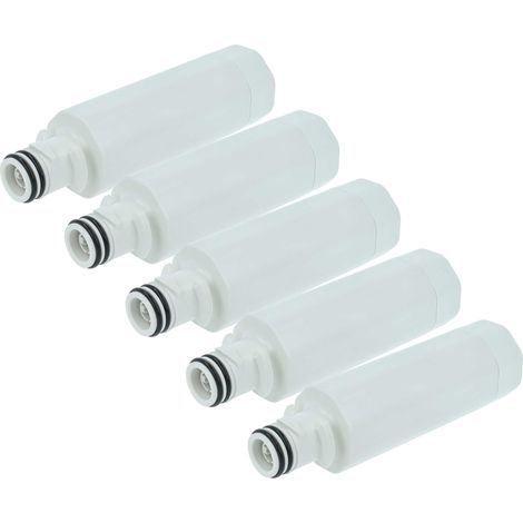 vhbw 5x Fridge Water Filter compatible with LG F805SB35.AKOR, F756SI04.AKOR, F756SI14.AKOR, F802SB2D.AKOR, F804SB35.AKOR Refrigerator