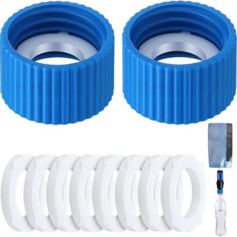 Joints de Rechange - Ulisem - Filtre à Eau Sawyer - 10pcs + 2 Bouchons - Filetage 28mm (1/5)
