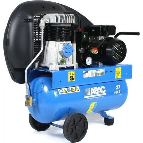 Abac - Compresseur à piston 2CV 400V Triphasé 10 bar 27L Direct - PRO A29B 27 CT2