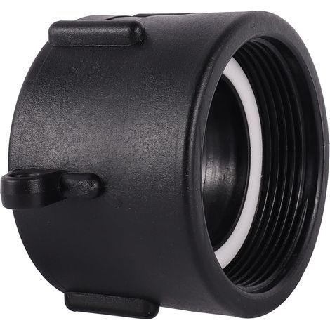 Adaptateur IBC 60 mm Filetage Grossier à 2",Adaptateur Robinet Tuyau Arrosage,Raccord Cuve 1000 litres,pour Vanne Cuve 1000l,Reservoir eau de Pluie,Conteneur (1/5)