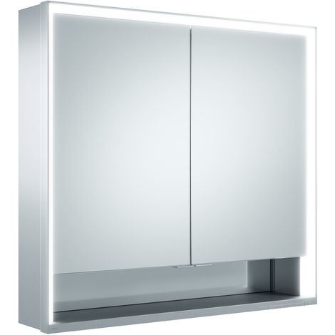KEUCO Royal Lumos armario con espejo 2 puertas, puerta corta,