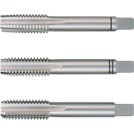 Jeu de tarauds à main DIN 352 3 pièces M 20x pas 2.5mm HSS nu rainuré droit préc