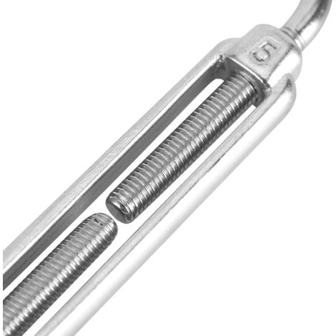 Kit de 8 pièces en acier inoxydable argenté pour voile d'ombrage - Accessoires d'installation (1/5)