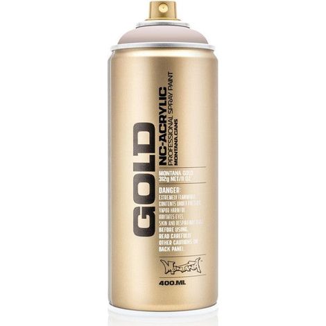 Bombe de peinture - Gold - Acrylique - Brain - G8180 - 400ml - Montana Cans