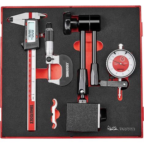 Set outils mesure Foam2 tray 3 pièces Teng Tools TEDIMM