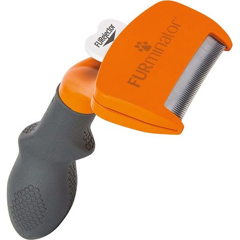 Brosse FURminator pour chiens à poils courts avec poils en acier inoxydable