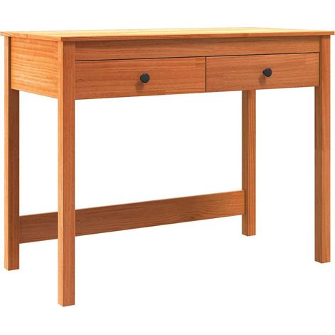 Schreibtisch Max Braun 100 x 50 x 78 cm Massives Kiefernholz vidaXL