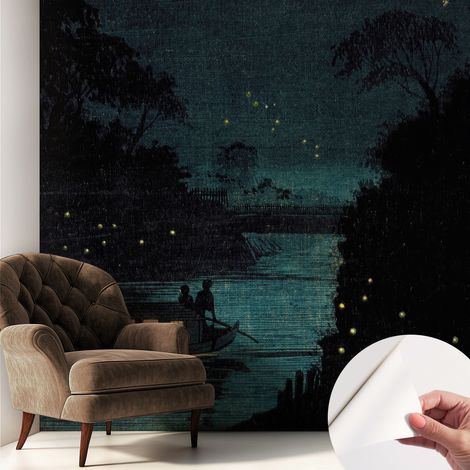 Carta da parati autoadesiva - Fotomurale adesivo - design elegante - stile moderno - Luci serali 250x250 cm (1/5)