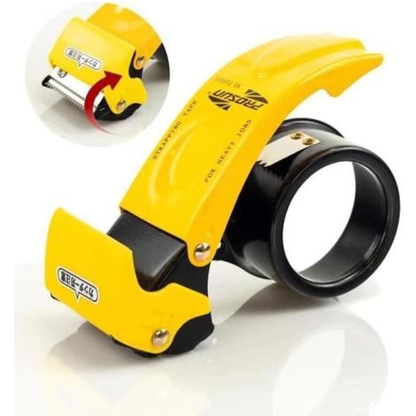 Adhesive Tape Dispenser - Professional Metal Packaging Tape Dispenser - For Rolls Up to 50mm Wide (1/4)