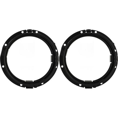 Anillo redondo para faro delantero de 7 pulgadas, soporte de montaje para faro delantero, anillo de retención del bisel para Wrangler JK 2007-2018, 2 piezas -Crezuo (1/5)