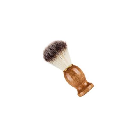 Blaireau de rasage pour hommes meilleur outil de rasage en poils de blaireau avec manche en bois Label (1/5)