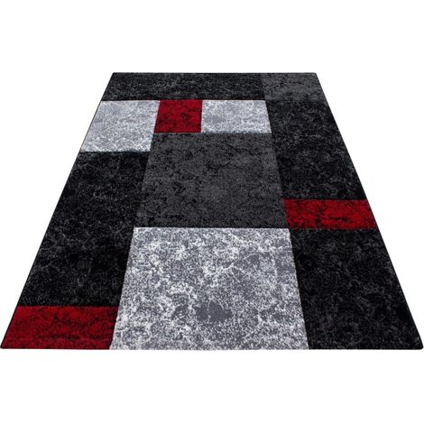 Ayyildiz Tapis Moderne - Géométrique - Abstrait Design - Tapis Flottant Salon - Gris - 200 cm x 140 cm (1/5)