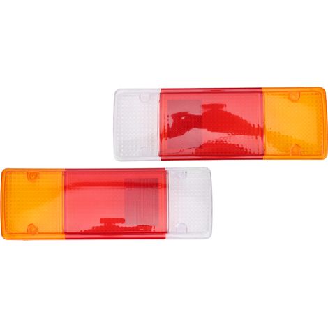 Rechte und linke Rücklichtgläser, kompatibel mit Hilux 2005–2011 und Landcruiser 70/75/78/79, Ersatzglas, Paar, dunkel getönt (1/5)